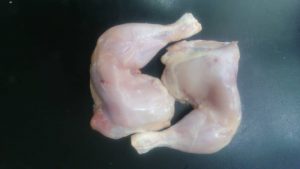 ران مرغ بی پوست